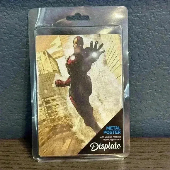 Marvel Avengers Iron Man Displate Metal Print Magnet Mounting Poster #39 Signed - Picture 1 of 2